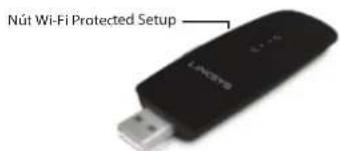 LINKSYS WUSB6300 - Dékét noi bang cach surdung Wi-Fi Protected Setup: - 1
