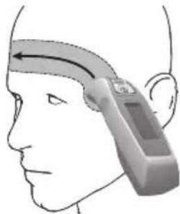 BEURER FT 70 - Measuring body temperature on the forehead - 1