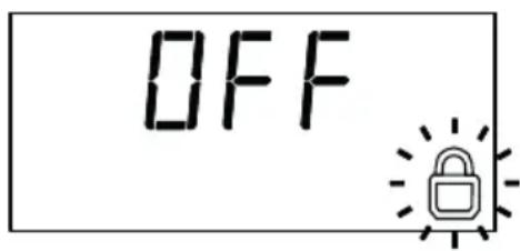 Weller 6966EK - Activation / déactivation de la fonction de verrouillage - 1