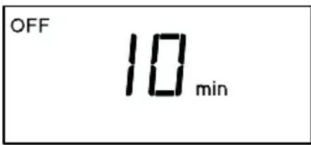 Weller 6966EK - Setting the automatic switch-off time (AUTO-OFF) - 1