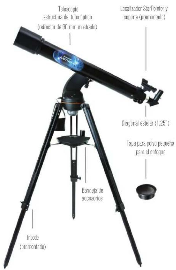 CELESTRON Astro Fi 102 - CONTENIDO DE LA CAJA - 1