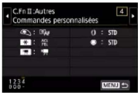 CANON PowerShot G7X Mark III - Personnalisation des touches - 1