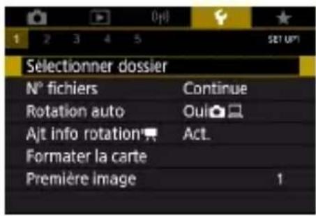 CANON PowerShot G7X Mark III - Sélection et création de dossiers - 1