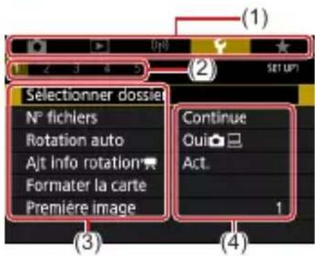 CANON PowerShot G7X Mark III - Écran de menu - 2
