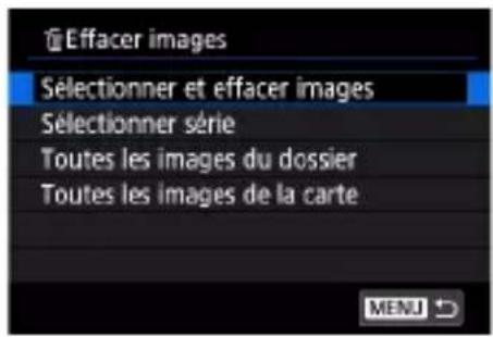 CANON PowerShot G7X Mark III - Effacement de plusieurs images en une fois - 2