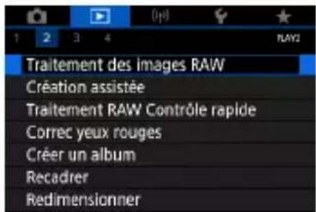 CANON PowerShot G7X Mark III - Traitement des images RAW - 2