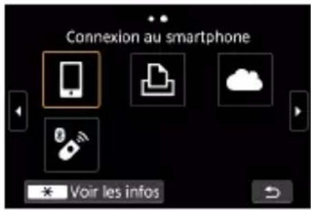 CANON PowerShot G7X Mark III - Modification ou suppression des réglages de connexion - 2
