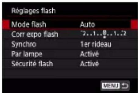 CANON PowerShot G7X Mark III - Réglage de la puissance du flash - 3