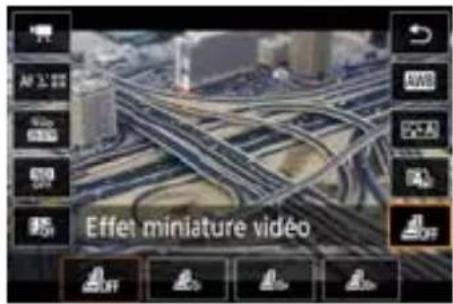 CANON PowerShot G7X Mark III - Effet de modèles miniatures dans les vidéos (Effet miniature vidéo) - 3