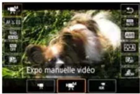CANON PowerShot G7X Mark III - Enregistrement de vidéos à des vitesses d'obturation et valeurs d'ouverture spécifiques (Exposition manuelle vidéo) - 1