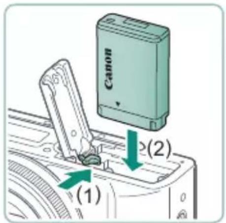 CANON PowerShot G7X Mark III - Insertion/retrait de la batterie et de la carte mémoire - 2
