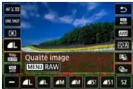 CANON PowerShot G7X Mark III - Modification de la qualité de l'image - 1