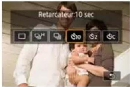 CANON PowerShot G7X Mark III - Utilisation du retardateur - 1