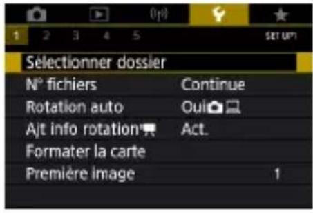 CANON PowerShot G7X Mark III - Écran de menu - 1