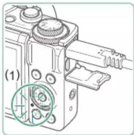 CANON PowerShot G7X Mark III - Utilisation d'un adaptateur secteur USB pour charger/alimenter l'appareil photo - 3