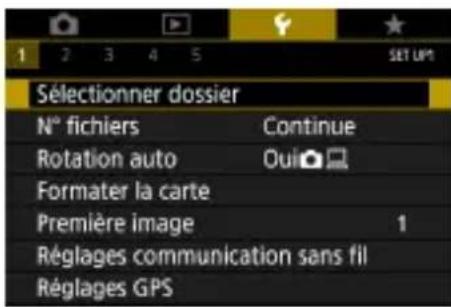 CANON PowerShot G5 X Mark II - Sélection et création de dossiers - 1