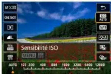 CANON PowerShot G5 X Mark II - Modification de la sensibilité ISO pour les photos - 1