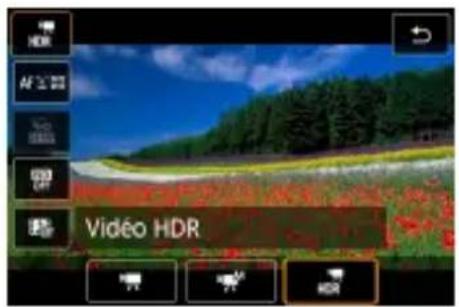 CANON PowerShot G5 X Mark II - Enregistrement de videos HDR - 1
