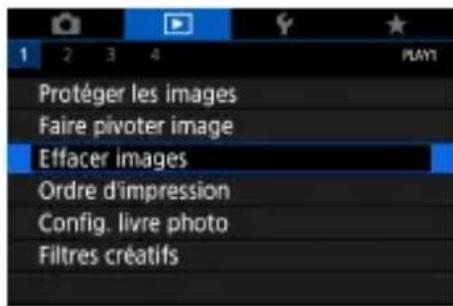 CANON PowerShot G5 X Mark II - Effacement de plusieurs images en une fois - 1