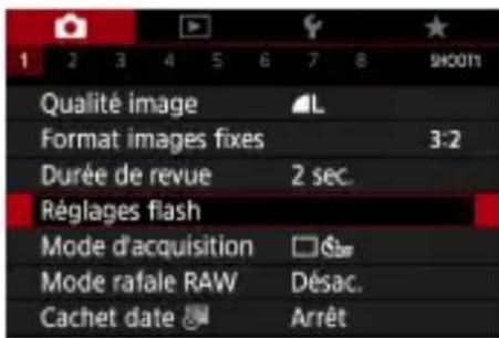 CANON PowerShot G5 X Mark II - Configuration des réglages du flash - 1