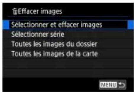 CANON PowerShot G5 X Mark II - Effacement de plusieurs images en une fois - 2