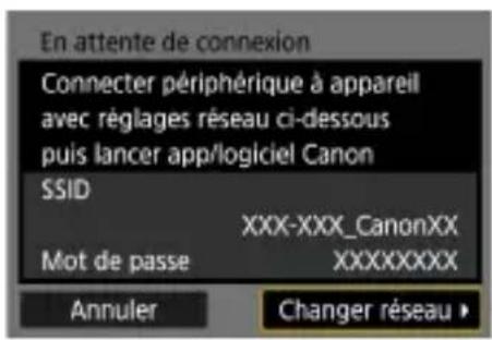 CANON PowerShot G5 X Mark II - Connexion à un smartphone via Wi-Fi au一定程度 de la touche Wi-Fi - 5