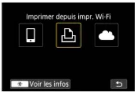 CANON PowerShot G5 X Mark II - Connexion à une imprimante via Wi-Fi - 1