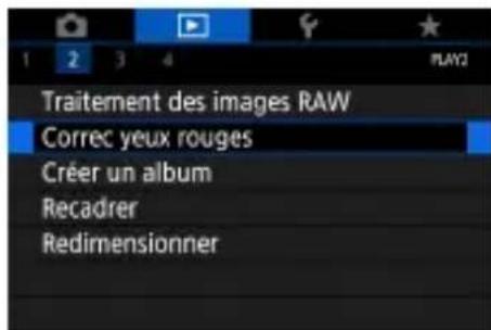 CANON PowerShot G5 X Mark II - Correction des yeux rouges - 2