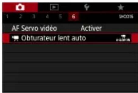 CANON PowerShot G5 X Mark II - Utilisation de l'obturator lent auto - 2