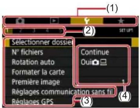 CANON PowerShot G5 X Mark II - Écran de menu - 2