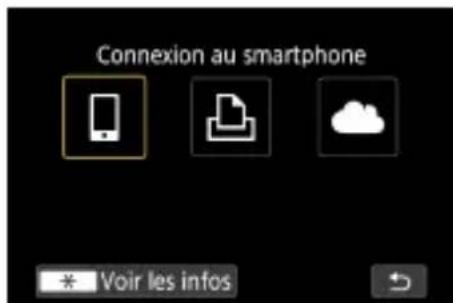 CANON PowerShot G5 X Mark II - Modification ou suppression des réglages de connexion - 2