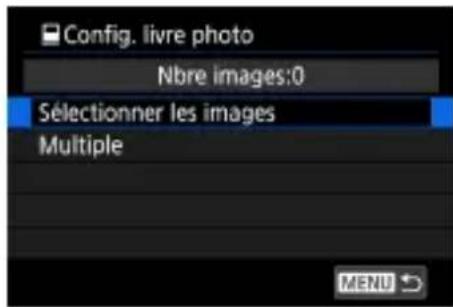 CANON PowerShot G5 X Mark II - Ajout d'images à un livre photo - 2
