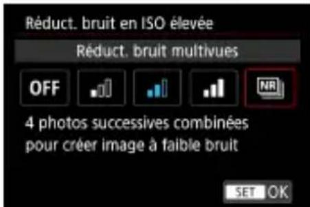 CANON PowerShot G5 X Mark II - Utilisation de la réduction bruit multivues - 2