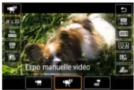 CANON PowerShot G5 X Mark II - Enregistrement deVIDEOS à des vitesses d'obturation et valeurs d'ouverture spécifique (Exposition manuelle video) - 1