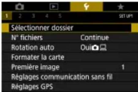 CANON PowerShot G5 X Mark II - Écran de menu - 1