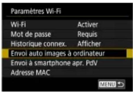 CANON PowerShot G5 X Mark II - Connexion via Wi-Fi - 3