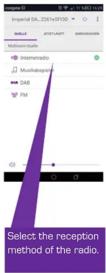 Telestar DABMAN i500 BT - Operating via UNDOK app - 1