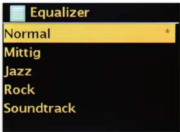 Telestar DABMAN i500 BT - Equaliser - 1
