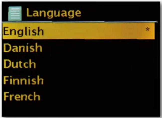 Telestar DABMAN i500 BT - Lingua - 1