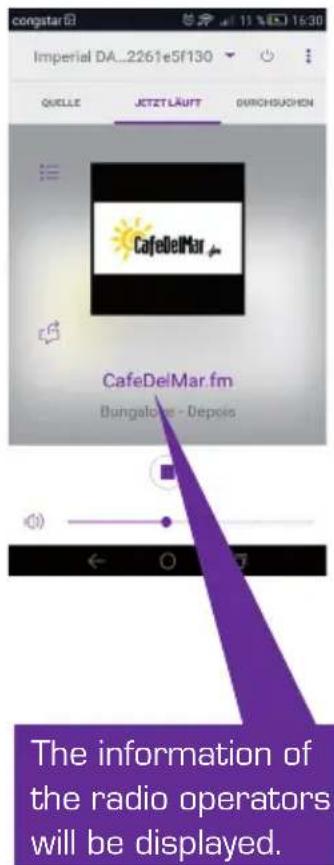 Telestar DABMAN i500 BT - Operating via UNDOK app - 3