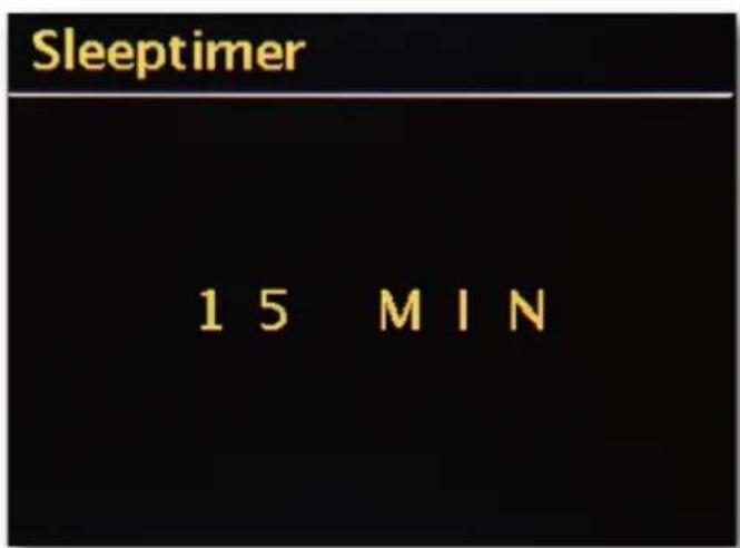 Telestar DABMAN i500 BT - Sleep timer - 1