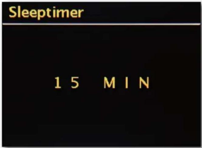 Telestar DABMAN i500 BT - Sleep Timer / Schlummer - 2