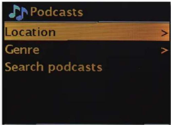 Telestar DABMAN i500 BT - Podcasts - 1