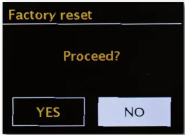 Telestar DABMAN i500 BT - Impostazioni di fabbrica - 1