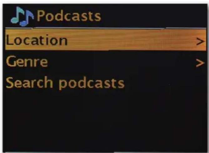 Telestar DABMAN i500 BT - Podcasts - 1