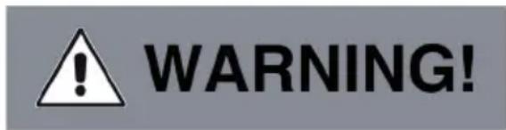 Telestar DABMAN i500 BT - Risk of injury - 1