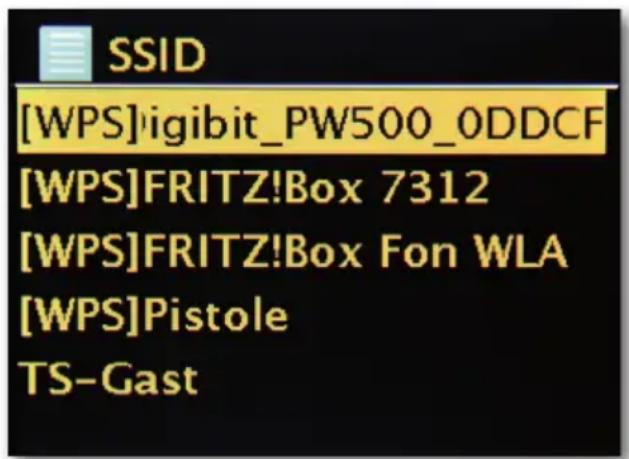 Telestar DABMAN i500 BT - Impostazione della connessione Wi-Fi sulla radio - 1