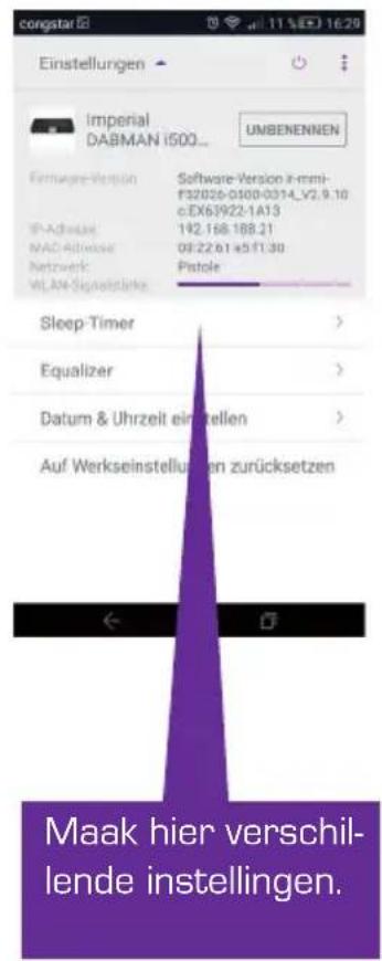 Telestar DABMAN i500 BT - Bediening via APP UNDOK - 3
