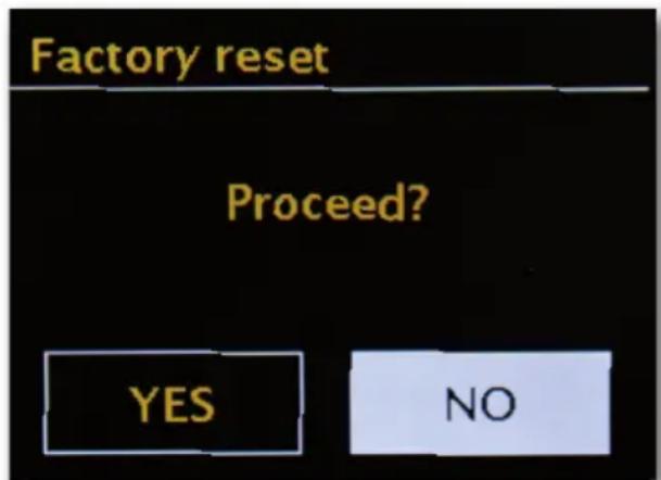 Telestar DABMAN i500 BT - Factory settings - 1