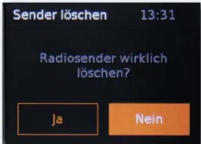 Telestar DABMAN d10 - Sender löschen - 1